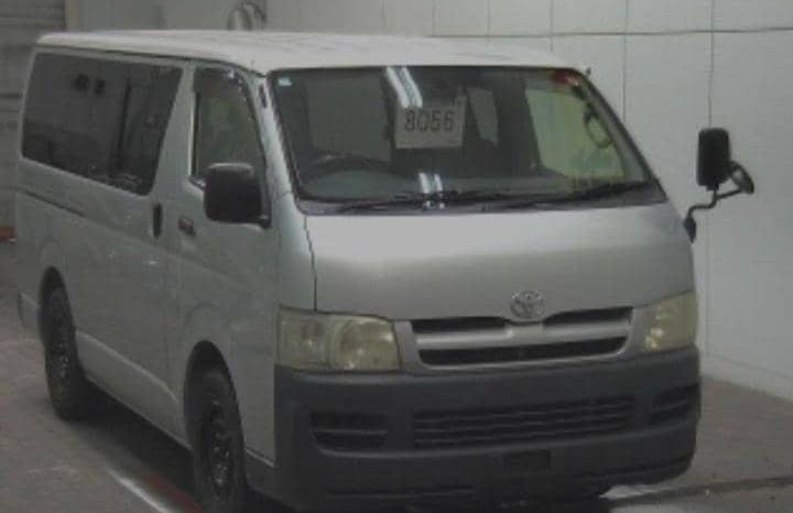 TOYOTA HIACE VAN 2007 full