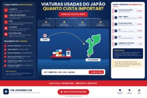 Viaturas Usadas do Japão: Quanto Custa Importar para Moçambique em 2026